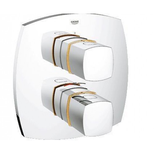 GROHE Grandera termostatická sprchová batéria podomietková, chróm / zlato 19934IG0