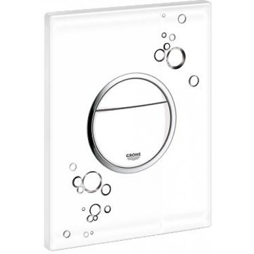 GROHE Nova Cosmopolitan ovládacie tlačidlo, biela / chróm 38847LI0