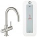 GROHE Red Duo páková drezová batéria a combi-boiler (8 l), supersteel 30079DC0