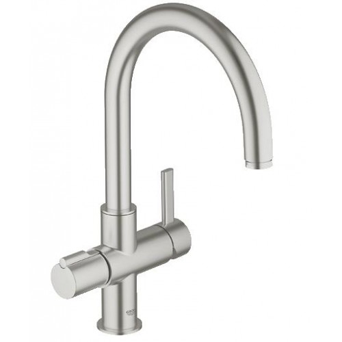 GROHE Red Duo páková drezová batéria, DN 15, supersteel 30033DC0