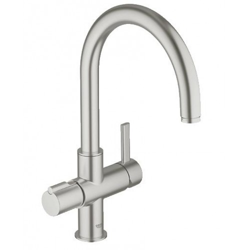 GROHE Red Duo páková drezová batéria, DN 15, supersteel 30097DC0