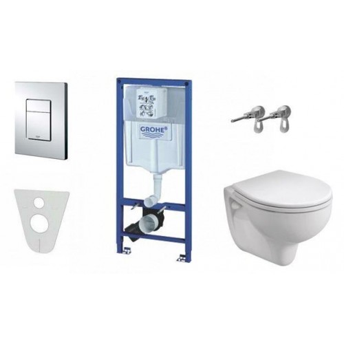 GROHE Rapid SL - Rapid SL pre závesné WC, kompletná sada 38528SET-KR