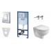 GROHE Rapid SL - Rapid SL pre závesné WC, kompletná sada 38528SET-KR