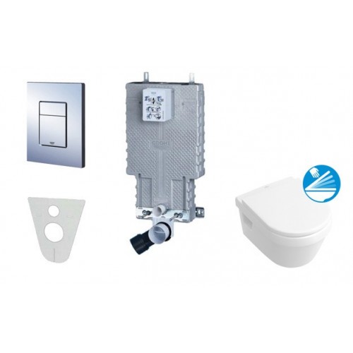 GROHE Uniset - Uniset pre závesné WC, kompletná sada 38643SET-KB