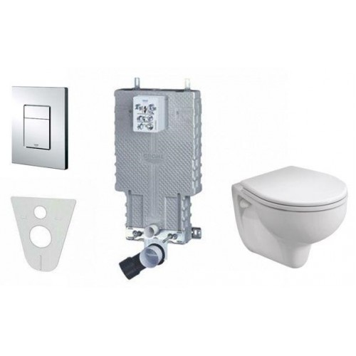 GROHE Uniset - Uniset pre závesné WC, kompletná sada 38643SET-KR GROHE Uniset - Uniset pre závesné WC, kompletná sada 38643SET-KR