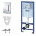GROHE Rapid SL 3 v 1 pre závesné WC (38528SET) 38772001