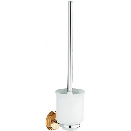 GROHE Sinfonia súprava na čistenie toalety, chróm / zlato 40054IG0