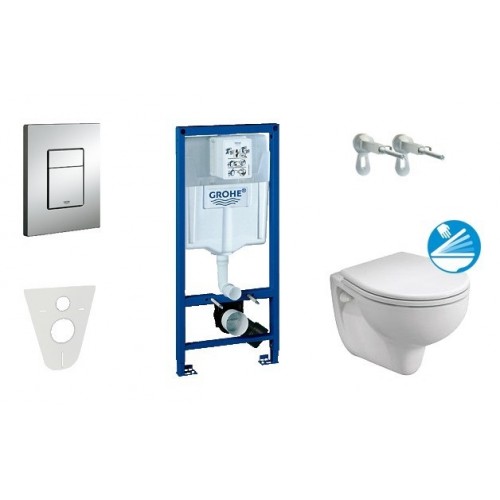 GROHE Rapid SL - Rapid SL pre závesné WC, kompletná sada 38528SET-KD GROHE Rapid SL - Rapid SL pre závesné WC, kompletná sada 38528SET-KD