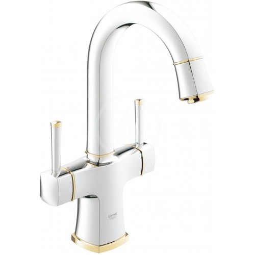 GROHE Grandera dvojpáková umývadlová batéria DN15, chróm/zlato 21107IG0