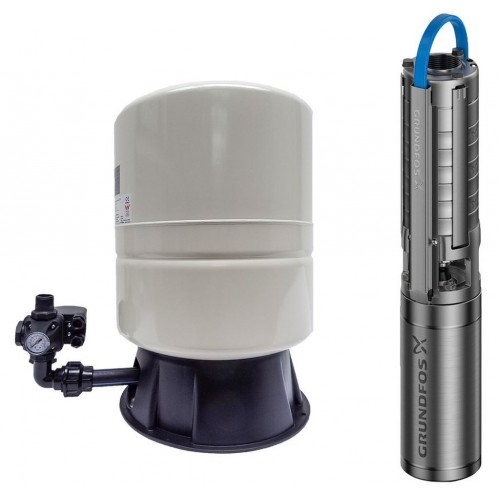 Grundfos Ponorné čerpadlo SP 2A-18 + Vodárenský set 60 l + 30 m kábel 98163256