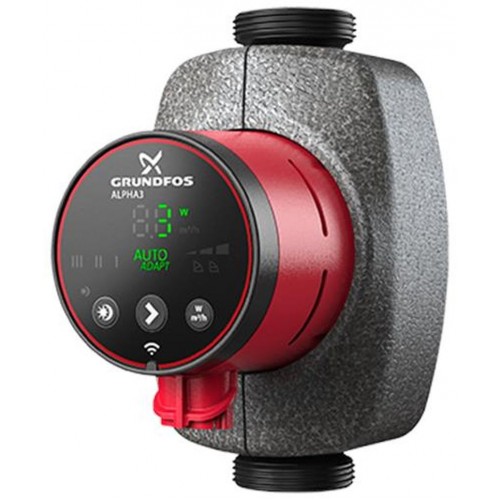 Grundfos ALPHA3 25-40 180 mm obehové čerpadlo 98890766 Grundfos ALPHA3 25-40 180 mm obehové čerpadlo 98890766