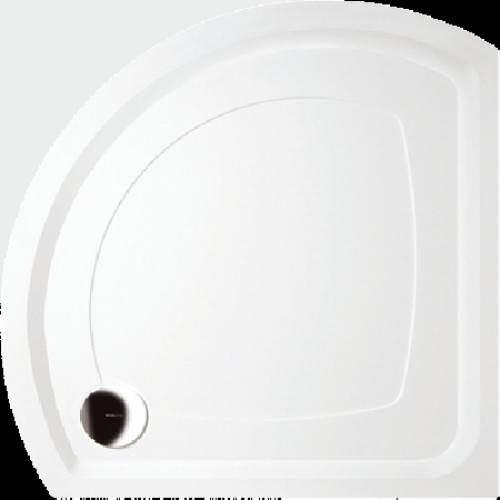 GELCO G5 Tina štvrťkruhová sprchovacia vanička 80 profilované dno, biela GT708