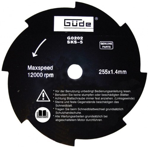 GÜDE Nožový kotúč k GMS 1100 B / + GFS 1250/1501 94034
