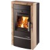 HAAS + SOHN Visby krbové kachle s výmenníkom čierna / Woodstone Prestige 0434515500000