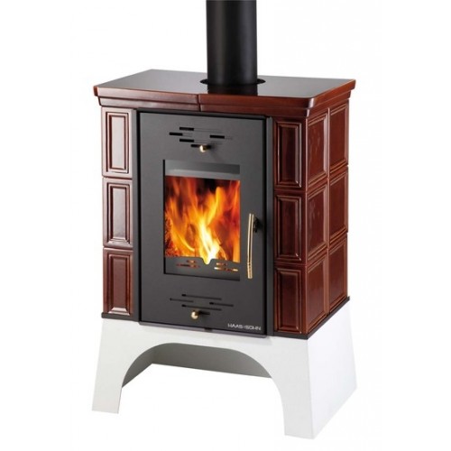 HAAS + SOHN Kachľové pece Eboli čierna, hnedá kachle 0332215500000