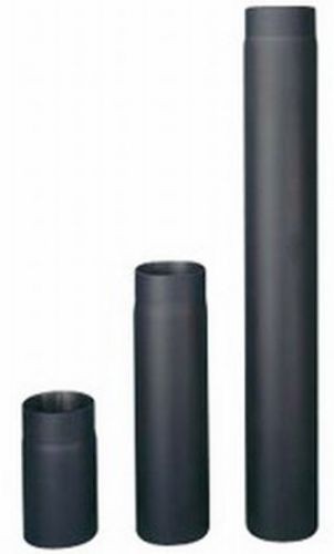 HAAS + SOHN Rúrka dymovodu s klapkou, čierna 0,5 m, 150 mm (1,5) 1101155110000