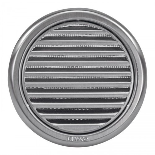 HACO vetracia mriežka kruhová so sieťovinou NVM 125 nerezová 0705