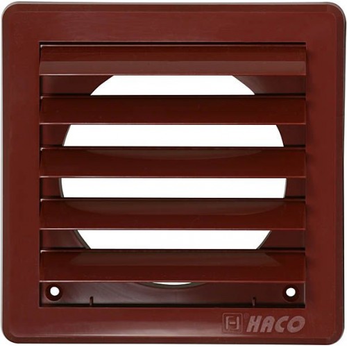 HACO vetracia mriežka gravitačná VM 175x175 G/125 H plast , hnedá 0234 HACO vetracia mriežka gravitačná VM 175x175 G/125 H plast , hnedá 0234