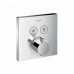Hansgrohe Shower Select Termostat pod omietku pre 2 spotrebiče, chróm 15763000