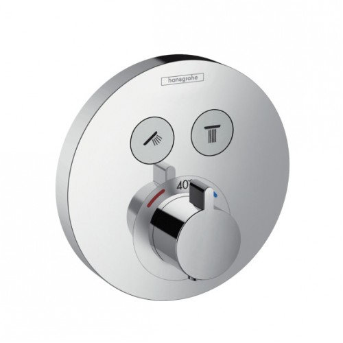 Hansgrohe Shower Select termostat pod omietku pre 2 spotrebiče, chróm 15743000