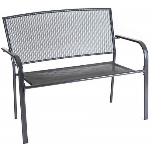 HAPPY GREEN GARDE Lavička záhradné oceľová, 106 x 88 x 58,5 cm 50321231