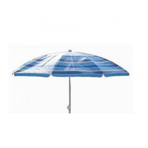 HAPPY GREEN Slnečník 180 cm, modré pruhy 50ZJ16081