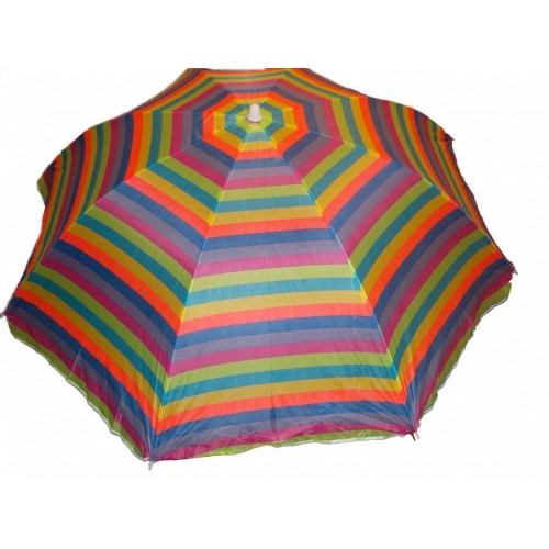 HAPPY GREEN Slnečník 180 cm pruhy 50ZJ16081 HAPPY GREEN Slnečník 180 cm pruhy 50ZJ16081