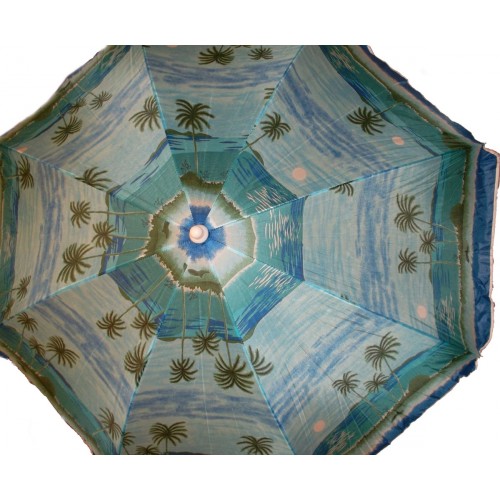 HAPPY GREEN Slnečník 180 cm palmy modré HAPPY GREEN Slnečník 180 cm palmy modré