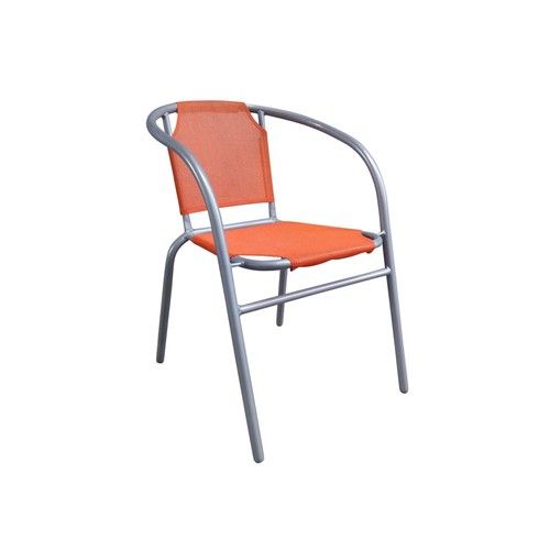 HAPPY GREEN Kresielko oceľové textilen, oranžová 5032012O HAPPY GREEN Kresielko oceľové textilen, oranžová 5032012O