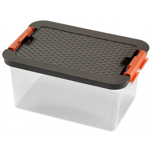 HEIDRUN Box CLIP, veko Rattan, 34 x 52 x 36,5 cm, 45 l, transparentný, 4607 HEIDRUN Box CLIP, veko Rattan, 34 x 52 x 36,5 cm, 45 l, transparentný, 4607