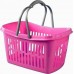 HEIDRUN TWILLIE nákupný košík 22 x 40 x 30 cm ružový 1103