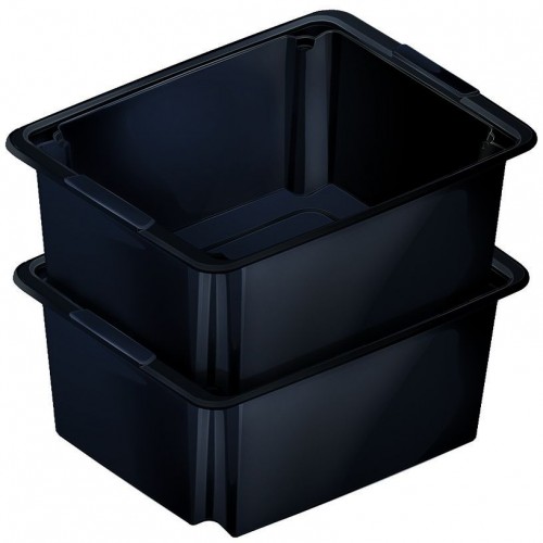 HEIDRUN Multibox 18,5 x 43 x 34 cm, 22 l, čierna, 5103