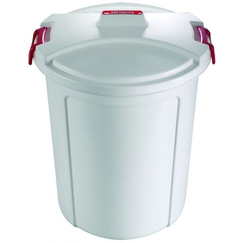 HEIDRUN Popolnice guľatá 75 l, biela 1464