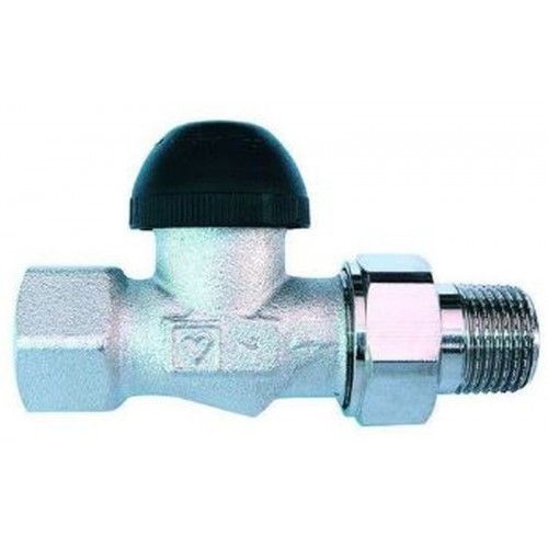 HERZ TS-90-H-Termostatický ventil M30x1,5 priamy 1/2", čierna krytka 1772326