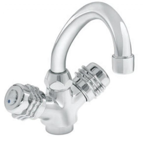 HERZ Val drezová zmiešavacia batéria, "HU" výtok, rohové ventily UH07153