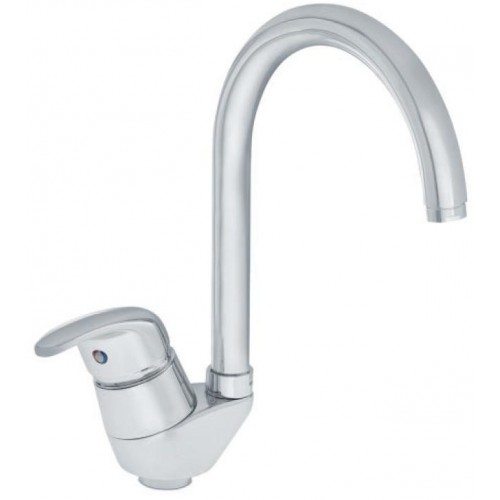 HERZ Simpaty drezová zmiešavacia batéria, rohové ventily UH00182 HERZ Simpaty drezová zmiešavacia batéria, rohové ventily UH00182