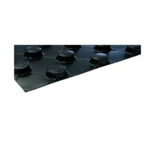 HERZ Nopová doska bez tepelnej izolácie, čierna 1400 x 800 x 10 mm, 3F03011