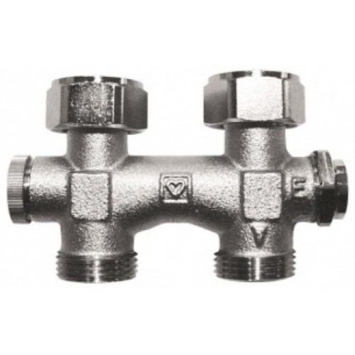 HERZ 3000 uzatvárateľné šróbenie "H" pre VK radiátory, G 3/4, priame, BypassModel 1306601