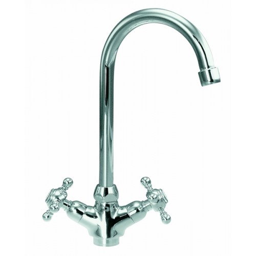 HERZ Stil umývadlová zmiešavacia batéria, "J" - výtok, horná časť sifónu 5/4 "UH07079