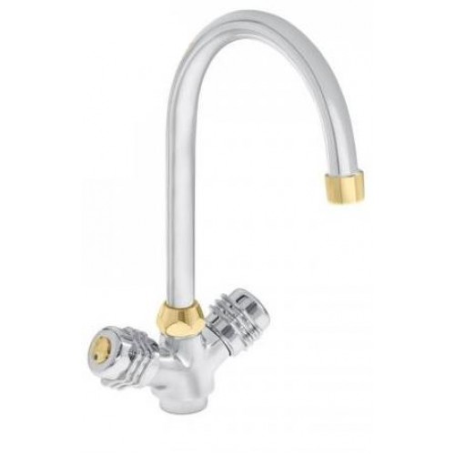 HERZ Val umývadlová zmiešavacia batéria, "J" výtok, hornú časť sifónu, 5/4 "UH07075