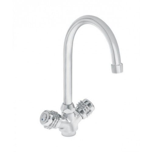 HERZ Val umývadlová zmiešavacia batéria, "J" výtok, hornú časť sifónu, 5/4 "UH07076