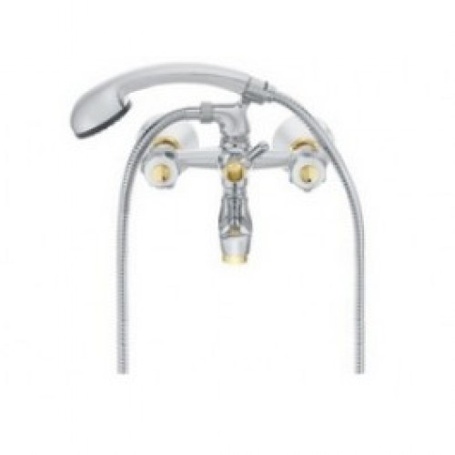 HERZ Val vaňová zmiešavacia batéria vrátane sprchovej hadice a ružice UH07351