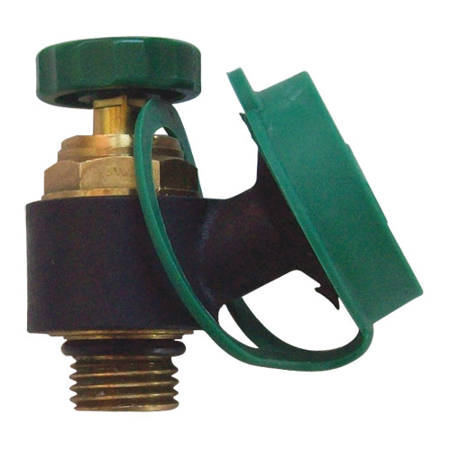 HERZ Vypúšťací ventil s rukoväťou s hadicovou otočnou prípojkou Dim. 3/8, 2027600