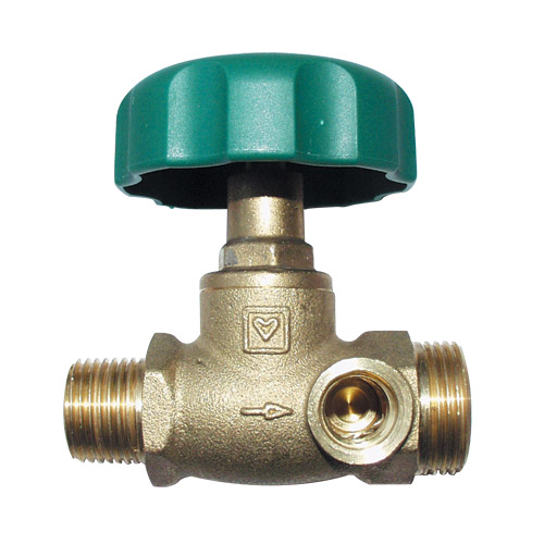 HERZ Uzatvárací ventil priamy, DN 15, vonkajší závit x vonkajší závit, 2421520