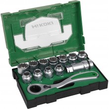 HiKOKI 40030033 Sada nástrčných kľúčov 1/2", 13ks