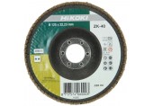 HiKOKI 4100116 Brúsny lamelový kotúč na nerez a kov 125x22, 23mm, Z40