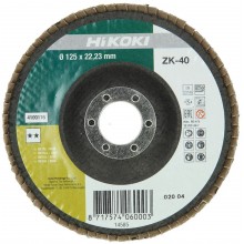 HiKOKI 4100116 Brúsny lamelový kotúč na nerez a kov 125x22, 23mm, Z40