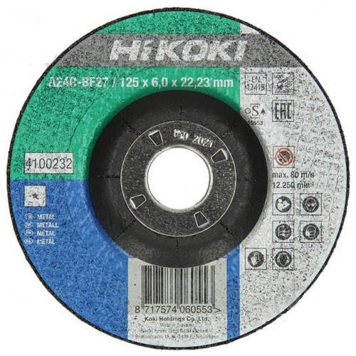 HiKOKI 4100232 Brúsny kotúč na kov 125x22,2x6mm
