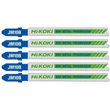 HiKOKI 750031 BIM Plátok na drevo a kov do priamočiarej píly, 132/105×10×1,25 mm, 5 ks