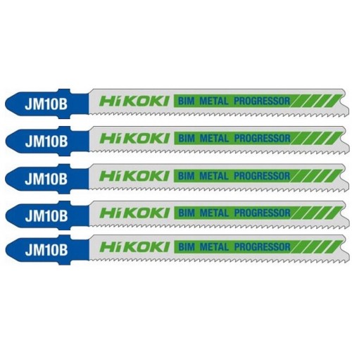 HiKOKI 750031 BIM Plátok na drevo a kov do priamočiarej píly, 132/105×10×1,25 mm, 5 ks